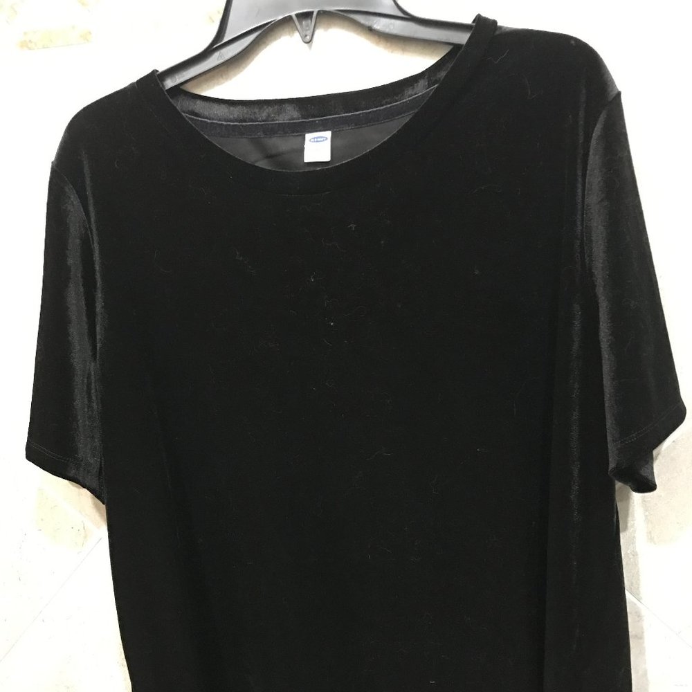 XL Black Velvet Tee